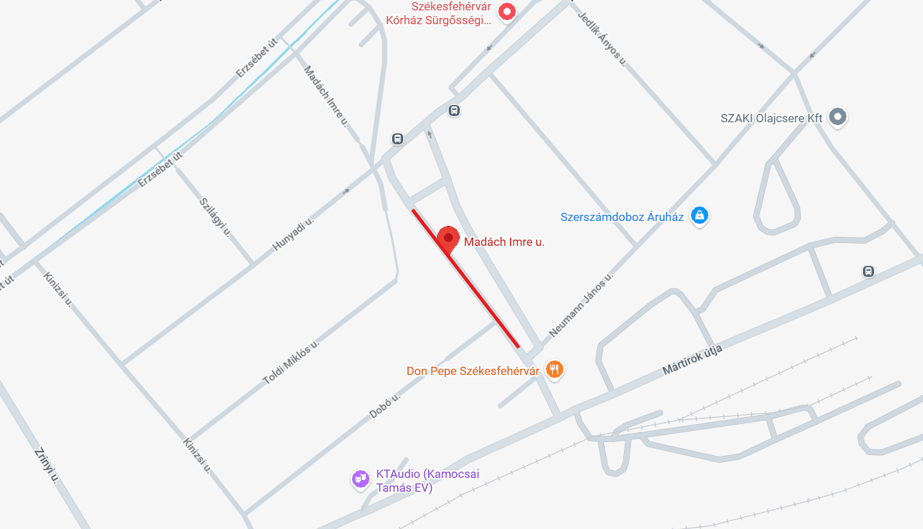 Csőtörés miatt lezárják a Madách utcát szerda délelőtt – buszok is terelnek