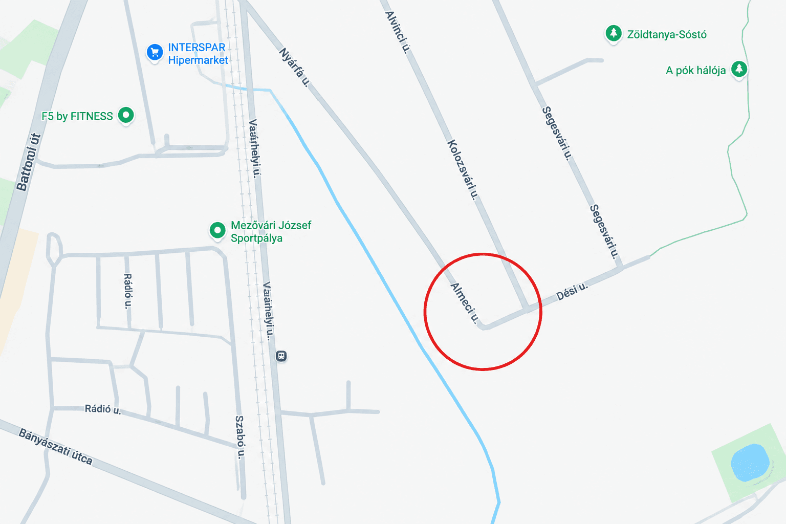 Mától lezárják a Dési és az Alvinci utca kereszteződését